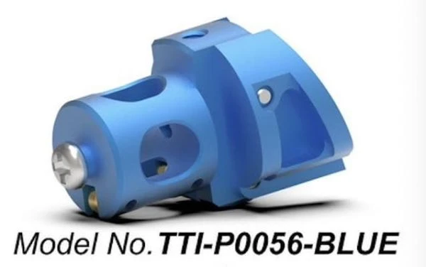 TTI CNC 7075鋁合金零阻力輕量化藍色飛機座 for SSP5