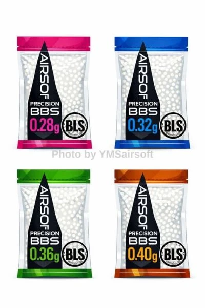 BLS 0.28/0.32/0.36/0.4g-一公斤裝 6mm 精密研磨BB彈 一般彈 非環保彈