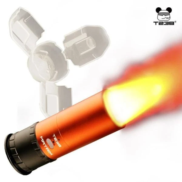 T238 "MATRIX" 模擬火焰+發光器 整合式 40mm瓦斯榴彈 6mmBB彈用