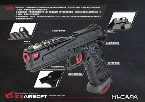 ICS Hi-Capa Carnotaurus 天勞星