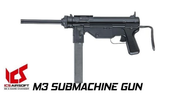 ICS 黃油槍 M3 衝鋒槍 全金屬電動槍