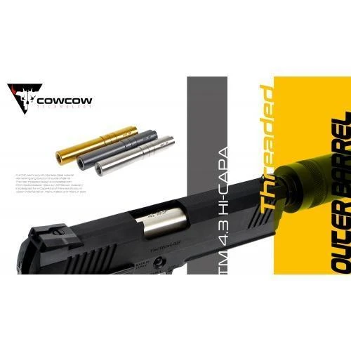 COWCOW SS CNC不鏽鋼製外管 .45刻字 for Capa 4.3
