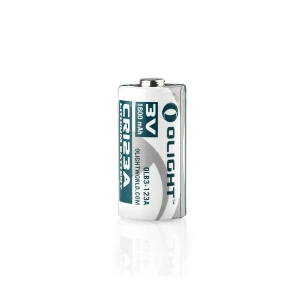 Olight 原廠 3V 1600mAh CR123A 專為高耗電設備設計的一次性鋰電池 SF