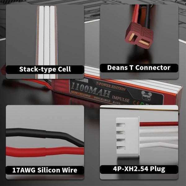 T238 Ultra Performance 系列鋰聚合物電池（LiPo 11.1v/30C 1100mah）
