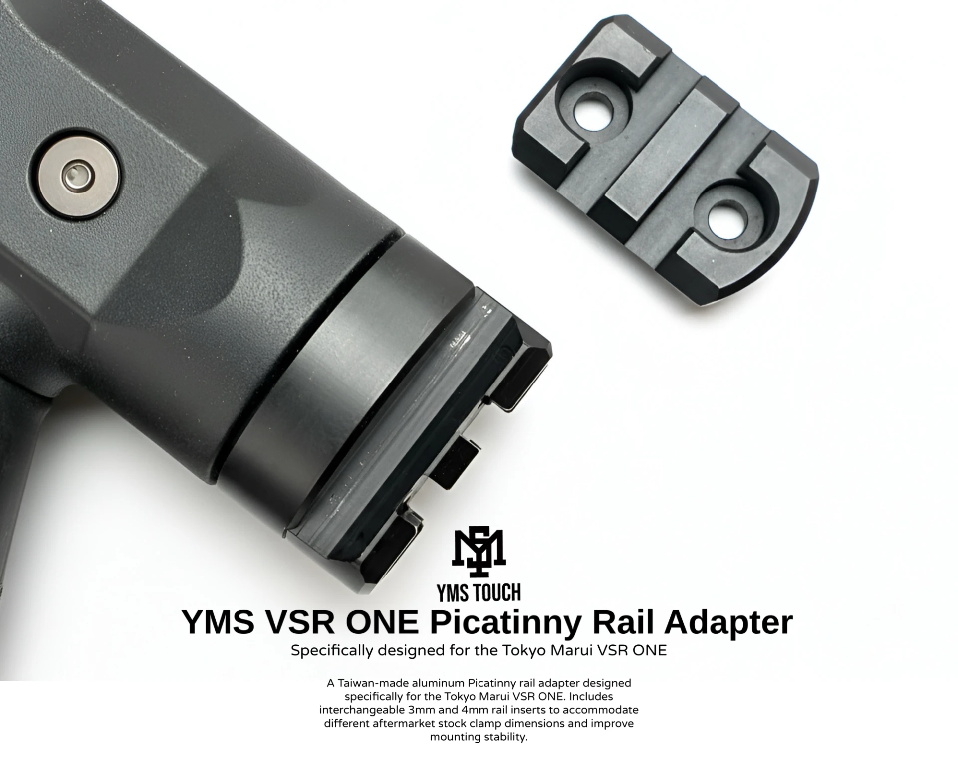YMS VSR ONE 皮卡汀尼魚骨轉接座