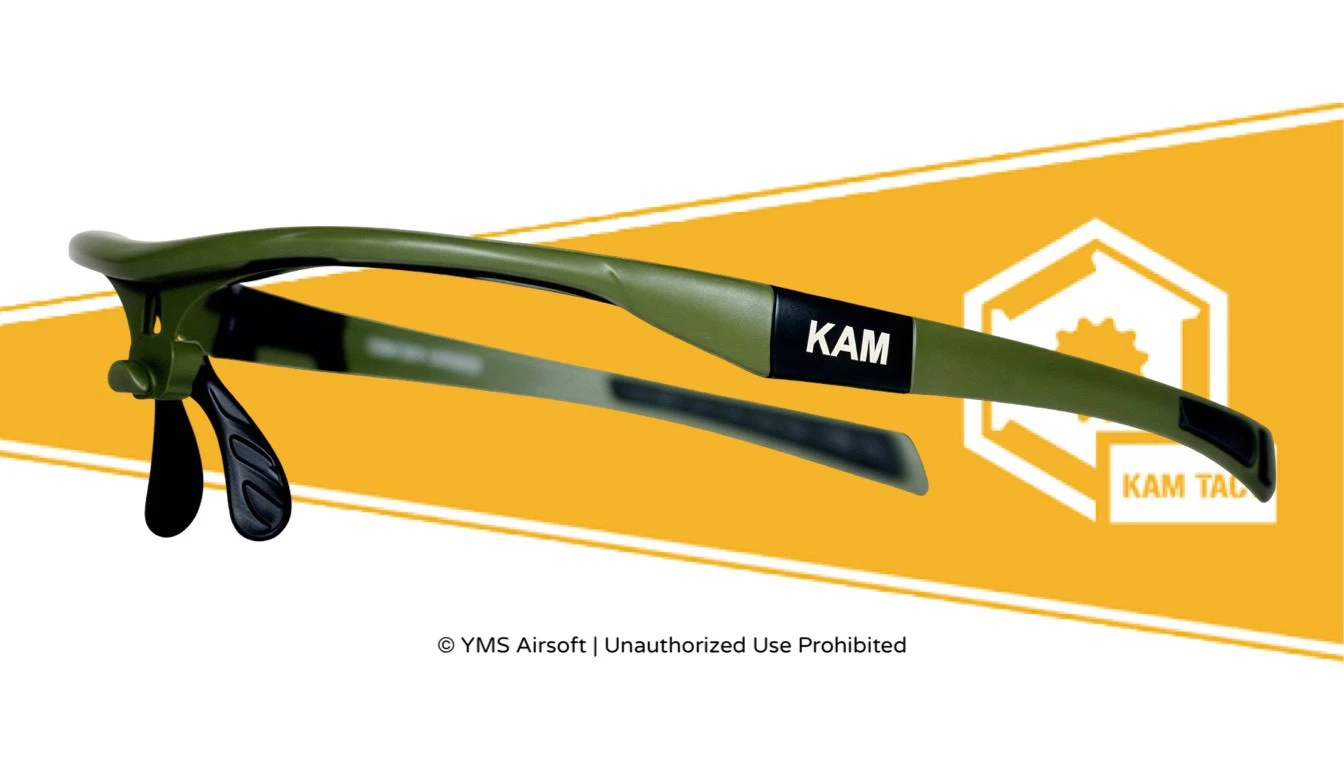 KAM TACT 綠色鏡框SP035A護目鏡 特殊鏡片套組