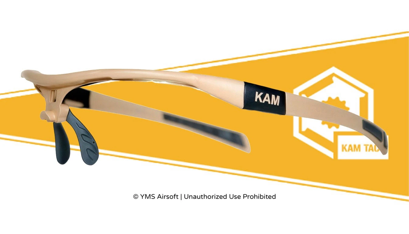 KAM TACT 沙色鏡框SP035A護目鏡 特殊鏡片套組