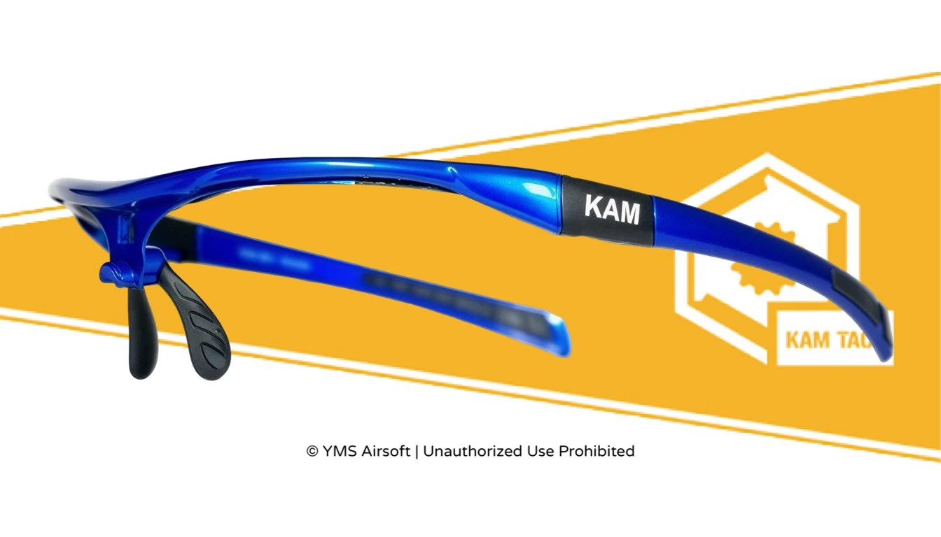 KAM TACT 藍色鏡框SP035A護目鏡 特殊鏡片套組