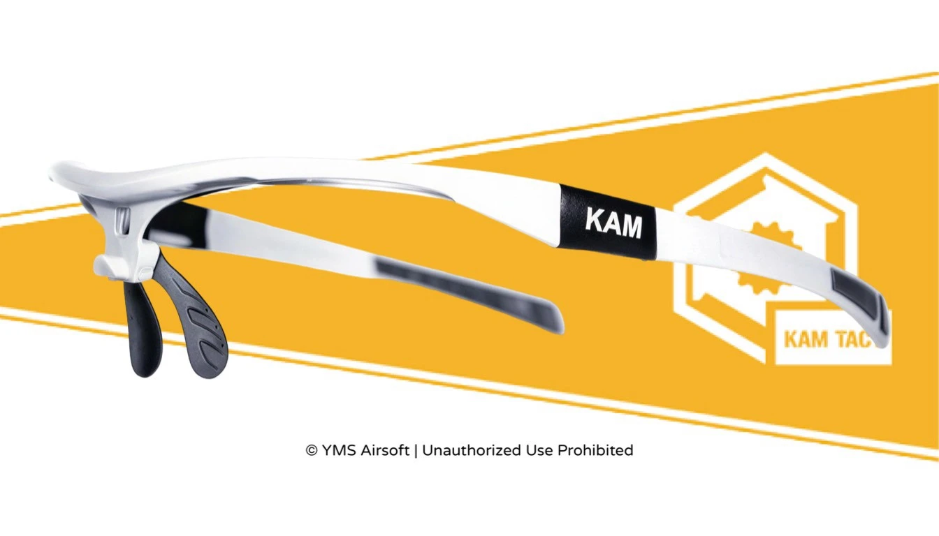 KAM TACT 白色鏡框SP035A護目鏡 特殊鏡片套組