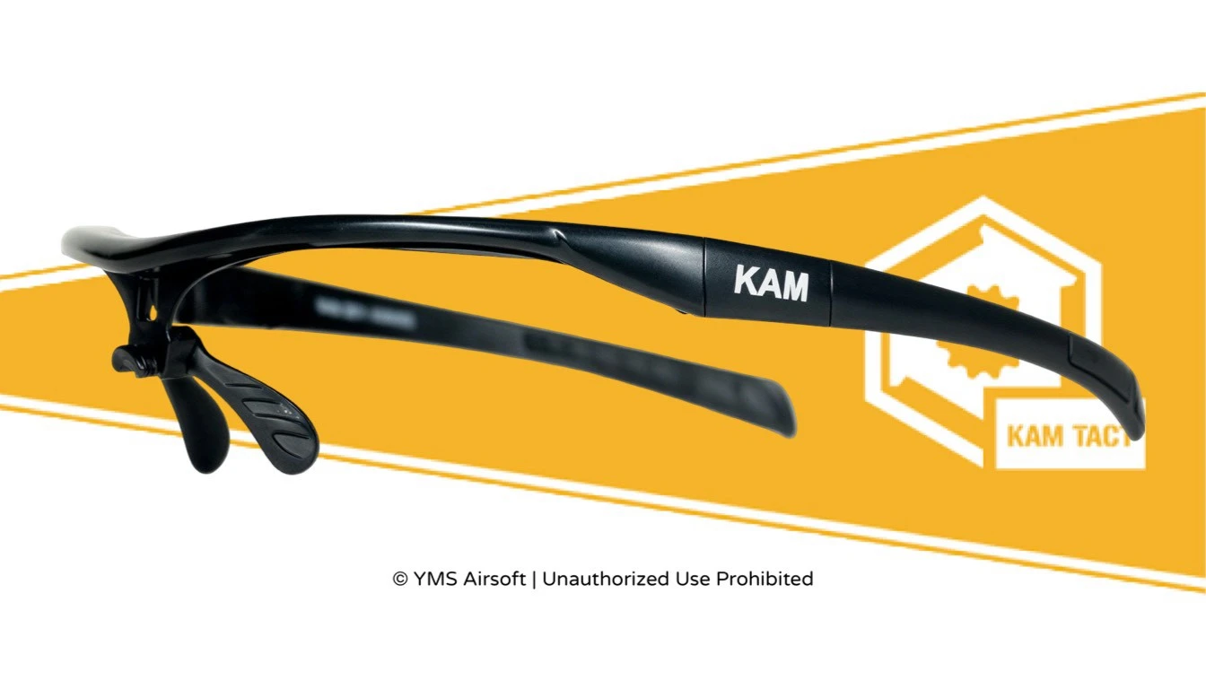 KAM TACT 黑色鏡框SP035A護目鏡 特殊鏡片套組