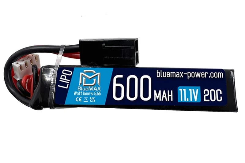 BlueMax LiPo電池 11.1V/600mAh 20C PDW 小田宮 非T插