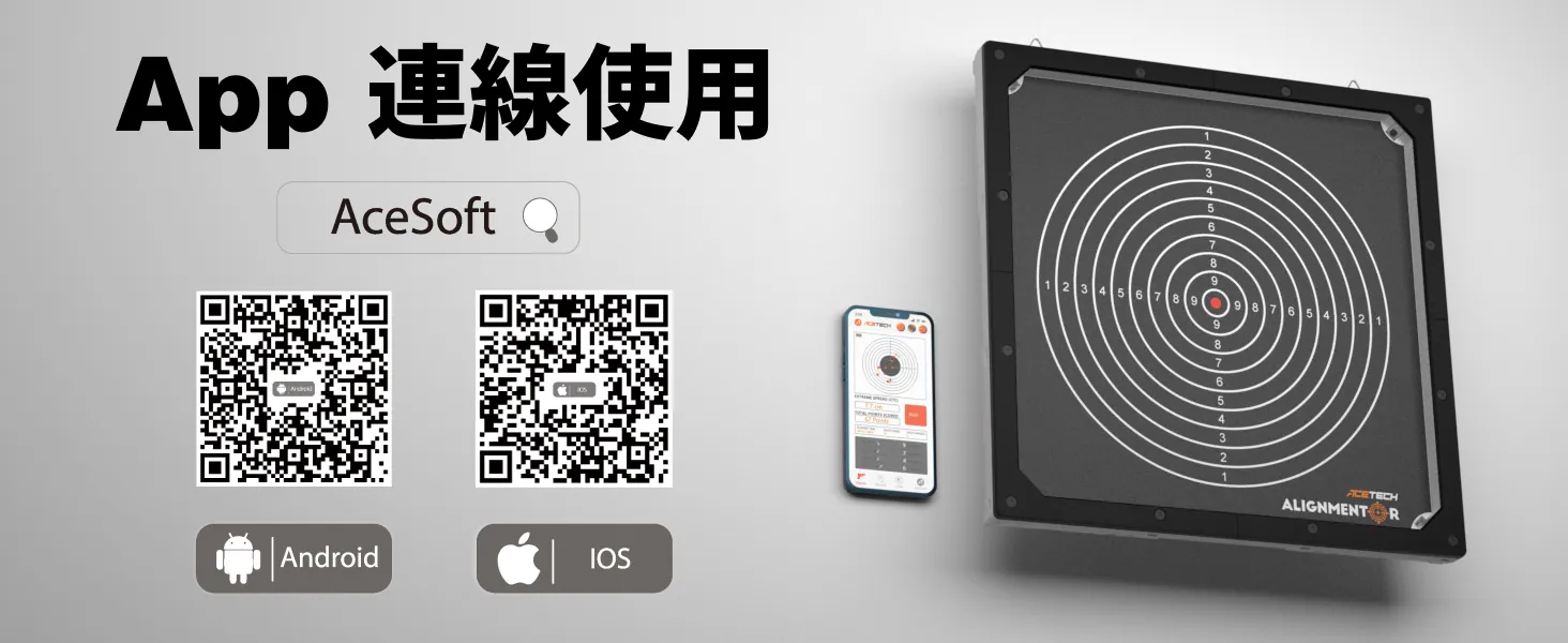 ACETECH Alignmentor Full-Size 全尺寸智慧電子校正靶 40*40cm版本