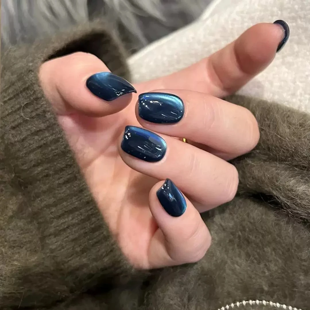 現貨 深海墨藍 貓眼 穿戴甲