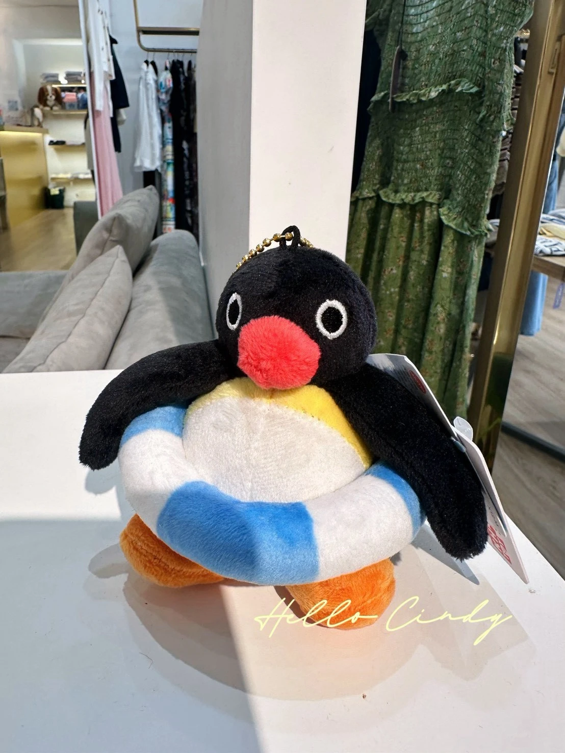 07085 超可愛企鵝家族游泳吊飾