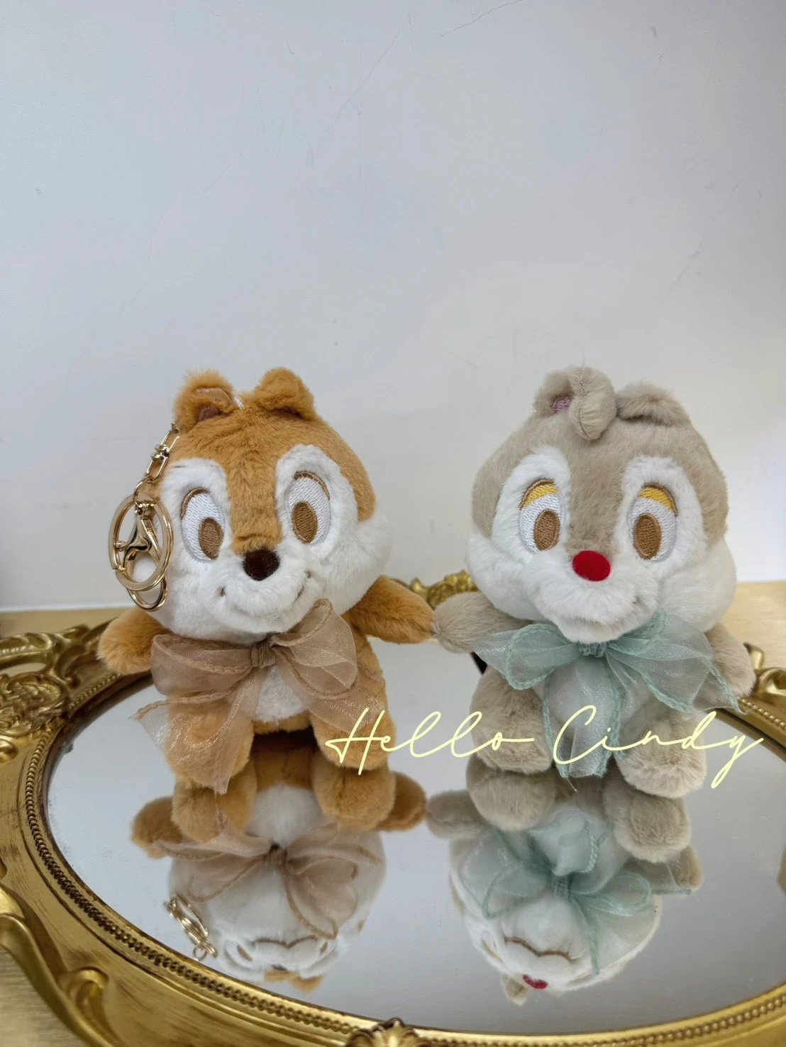 08069奇奇蒂蒂歐根紗蝴蝶結吊飾