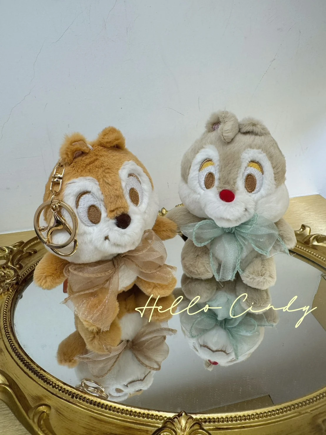 08069奇奇蒂蒂歐根紗蝴蝶結吊飾