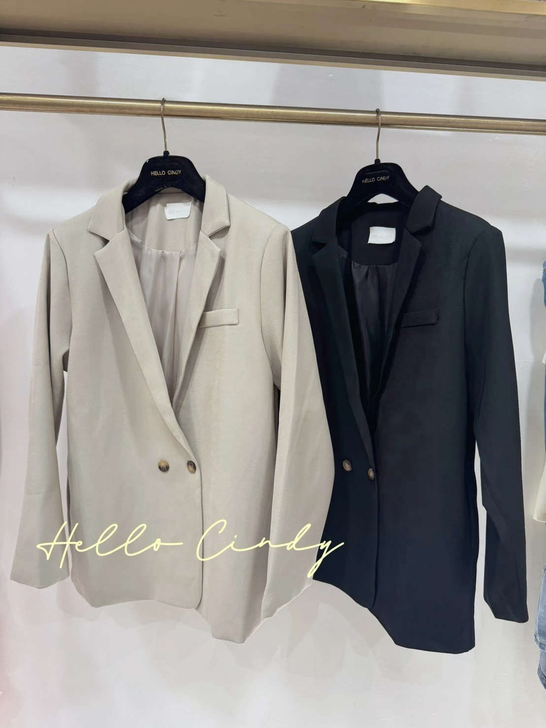 08098 秋季實穿基本款雙扣西裝外套
