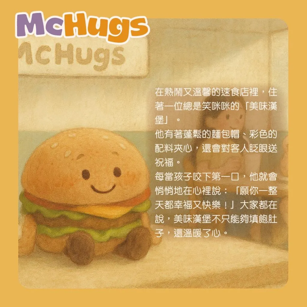 美味漢堡吊飾