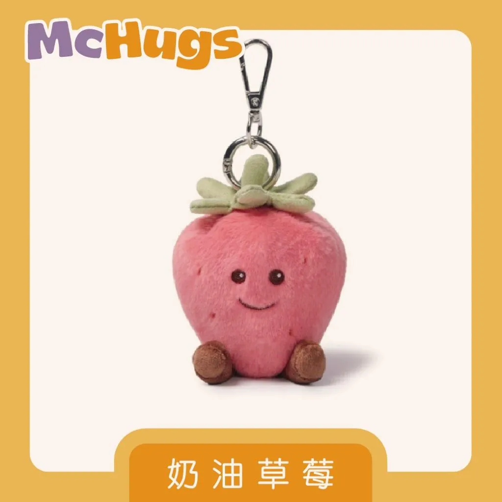 奶油草莓吊飾