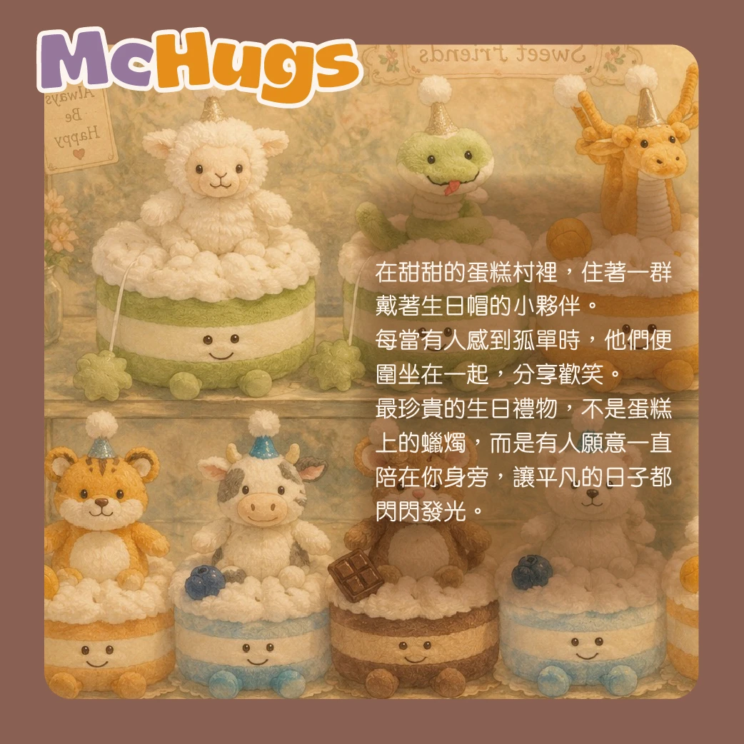小羊幸運草生日蛋糕25CM