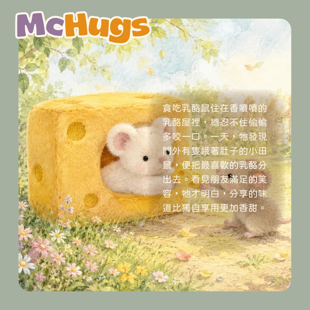 貪吃乳酪鼠15CM