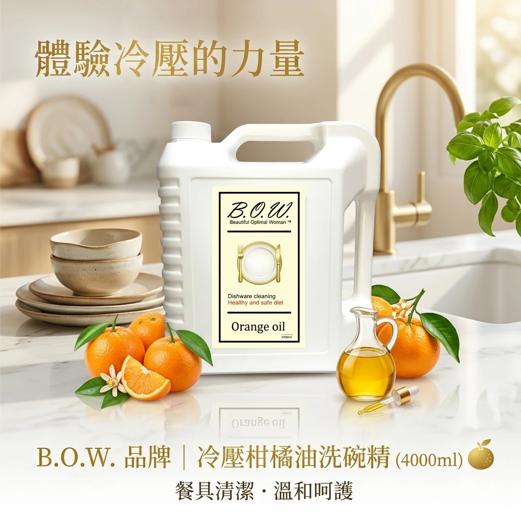 冷壓柑橘油洗碗精