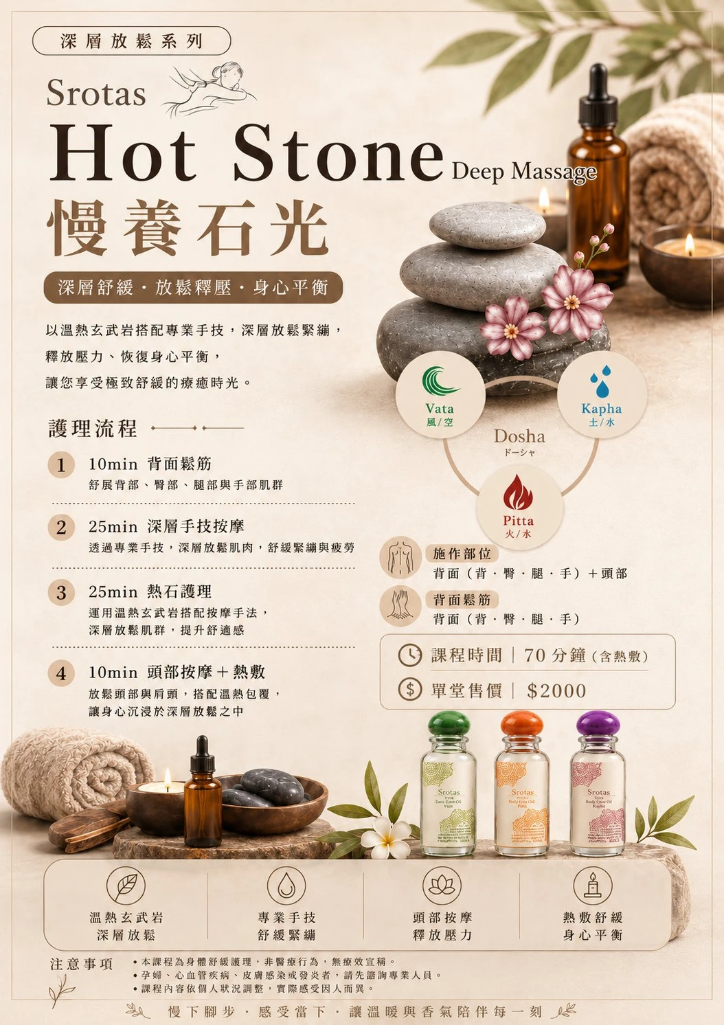 慢養石光（70分鐘）