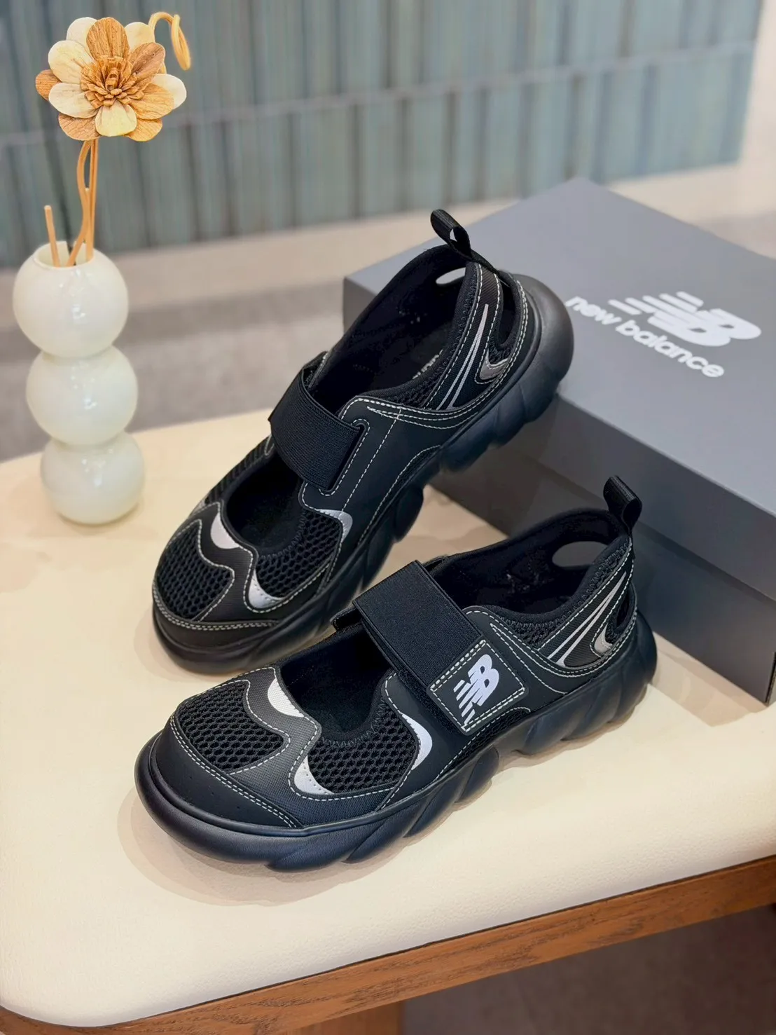 NEW BALANCE 230 Hook and Loop 瑪莉珍涼鞋 大童鞋 G23022S
