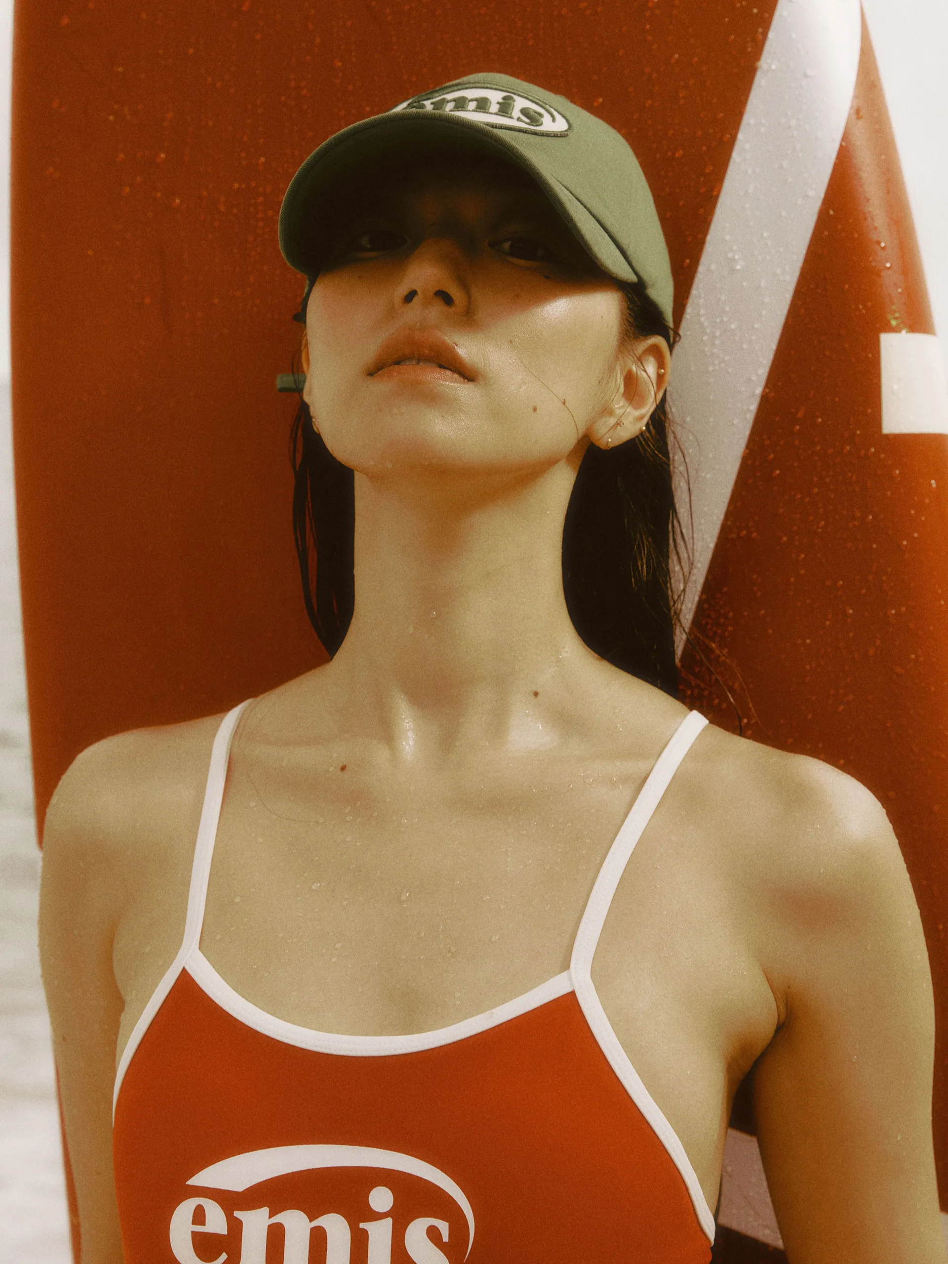 emis 棒球帽 經典LOGO款 emis TONE ON TONE WAPPEN BALL CAP