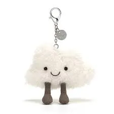 現貨⭐jELLYCAT 吊飾 鑰匙圈 小白雲 小烏雲 生氣烏雲 雲朵