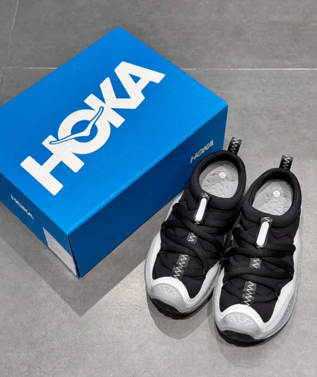 HOKA ORA PRIMO 恢復鞋 黑灰 熊貓 1141570-BBNB