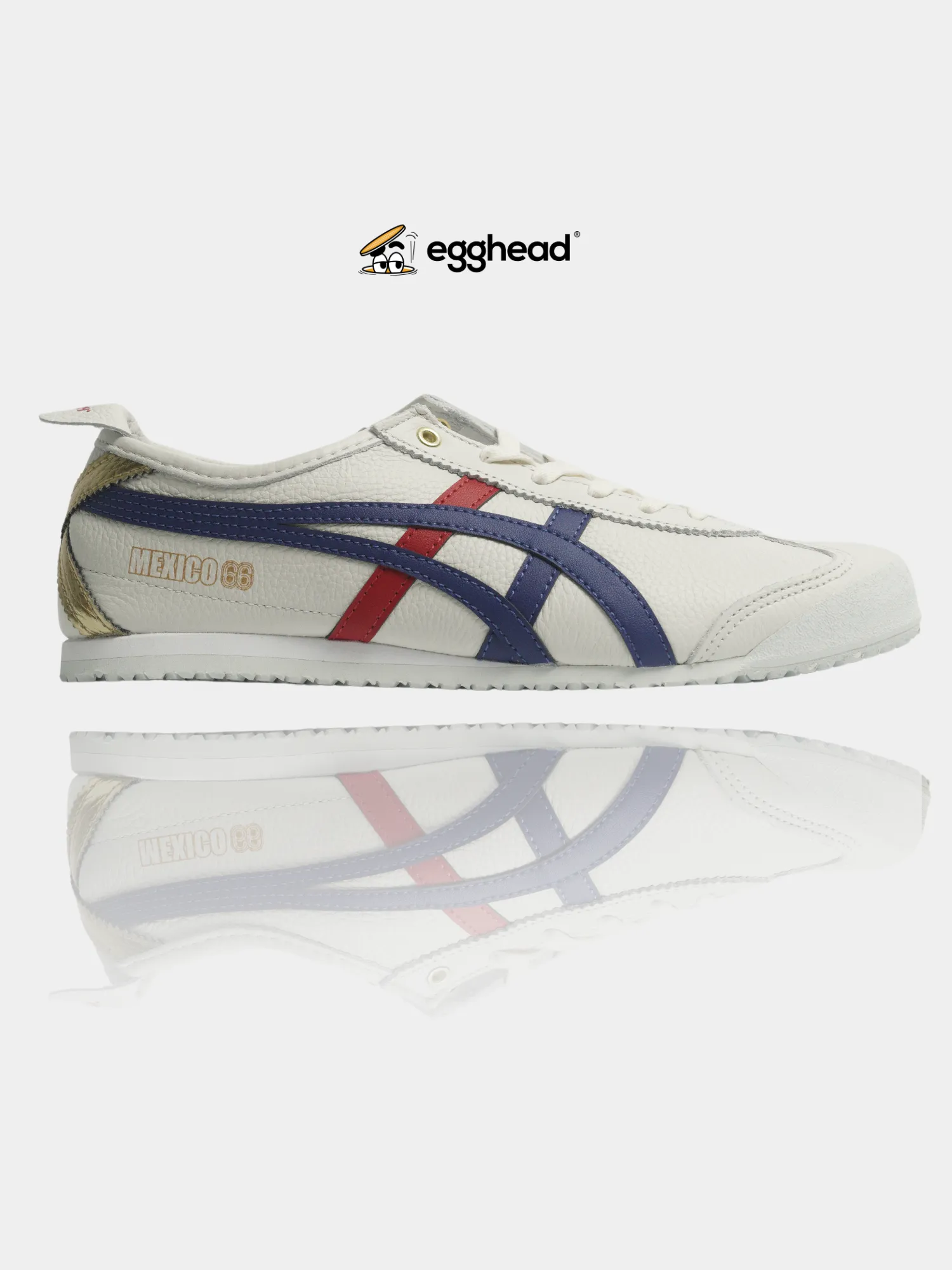 Onitsuka Tiger Mexico 66 皮面經典色 燙金 1183B511-100