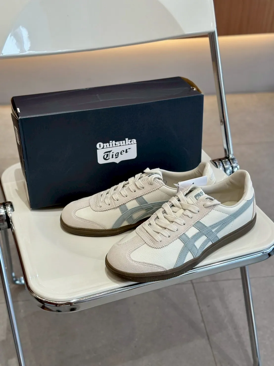 Onitsuka Tiger Tokuten 寶寶藍 鬼塚虎 德訓鞋 焦糖底 奶白 1183C086-104