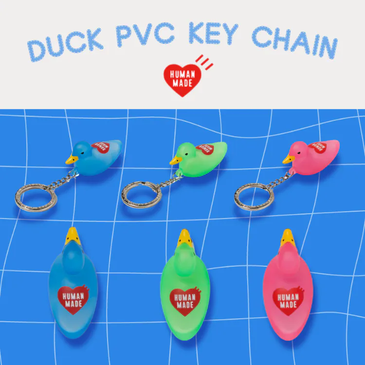 Human Made Duck PVC Key Chain 鴨子 鑰匙圈 吊飾