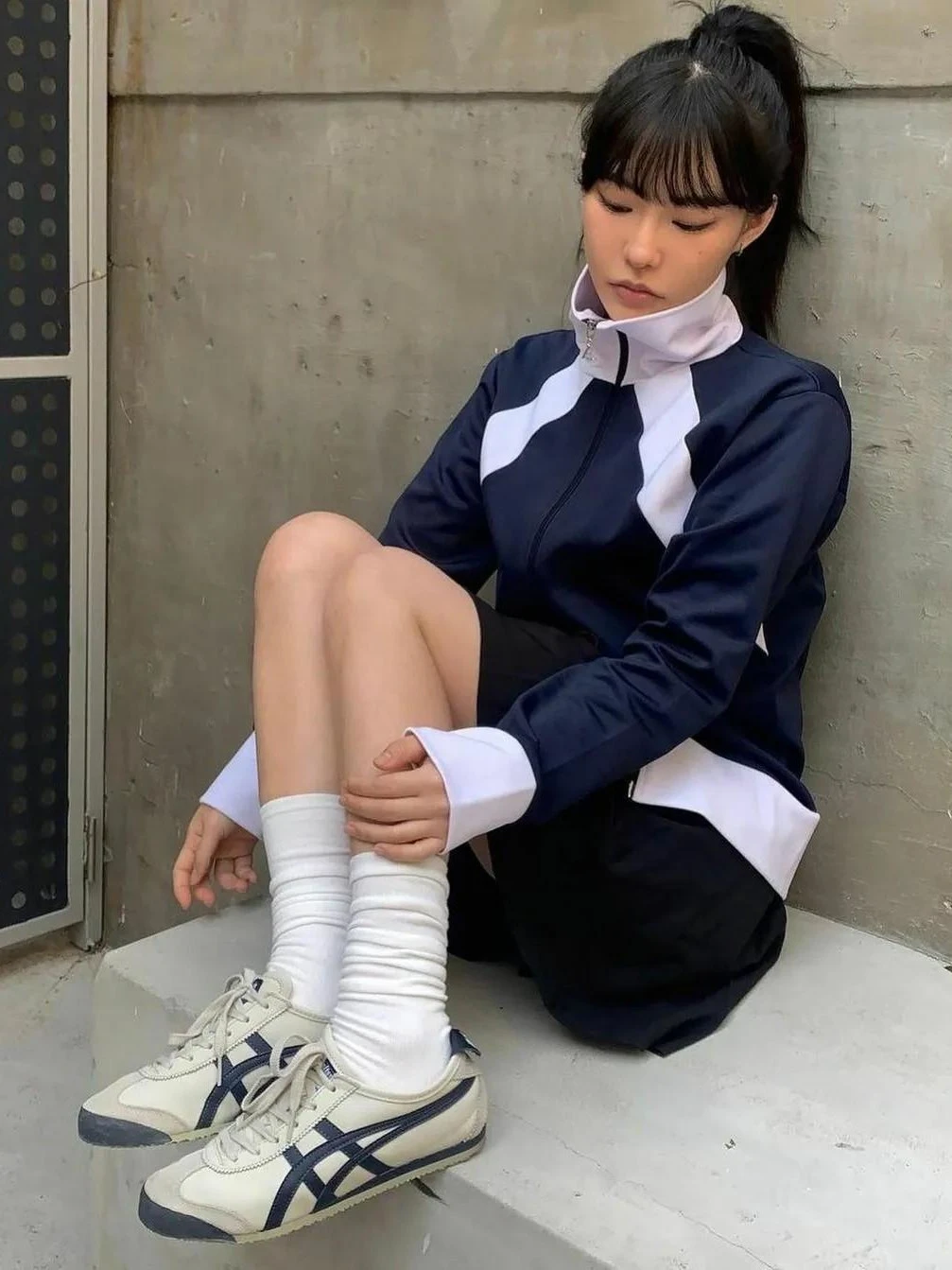 Onitsuka Tiger MEXICO 66 藏青 米白 經典皮革 復古休閒鞋 薄底 男女鞋 1183C102-200