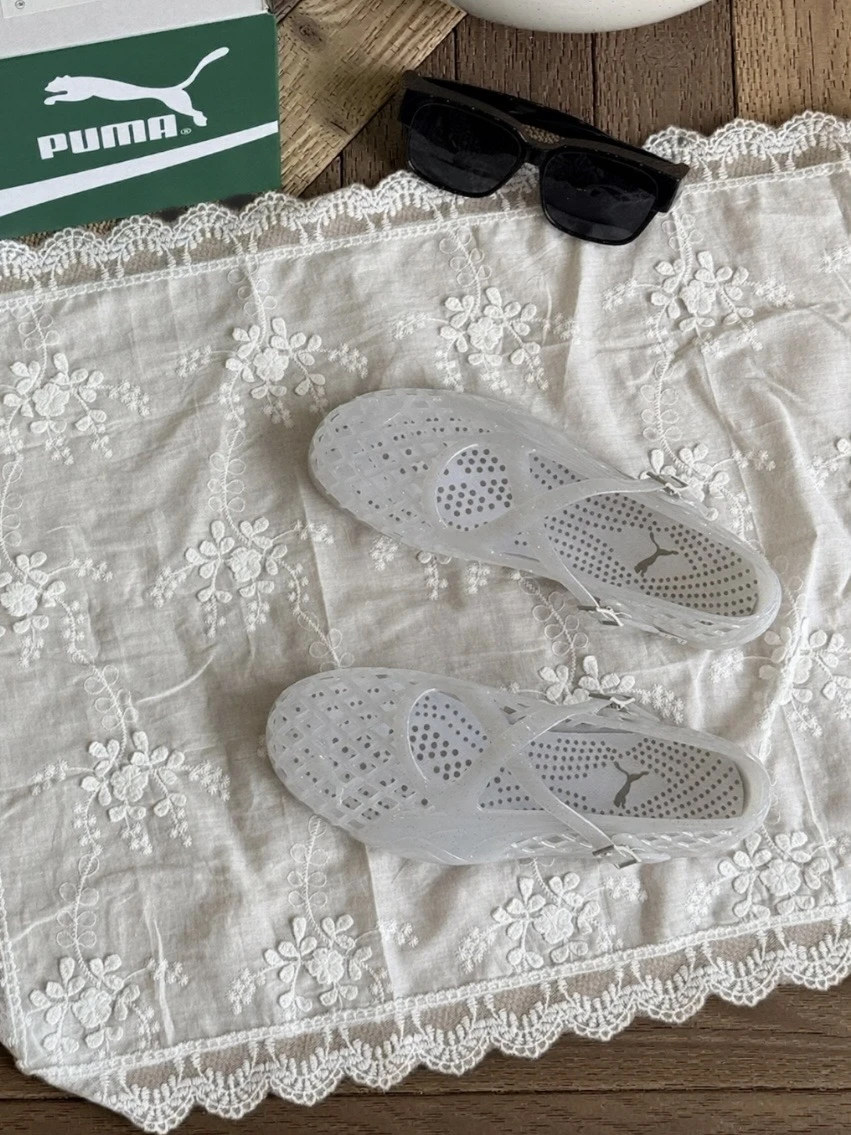 PUMA Speedcat Ballet Jelly 果凍鞋 水晶涼鞋 白 409469-03