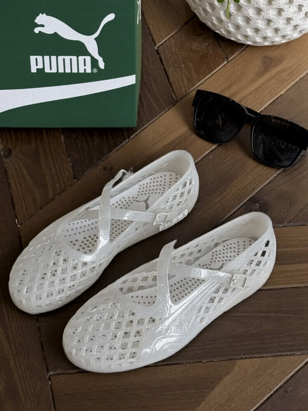 PUMA Speedcat Ballet Jelly 果凍鞋 水晶涼鞋 白 409469-03
