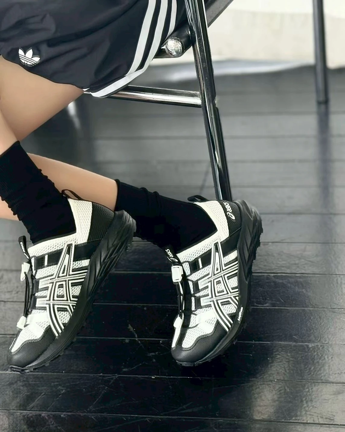ASICS GEL-SONOMA TR 黑白 越野慢跑鞋 復古機能 可採後跟 男女鞋 1203A719-100