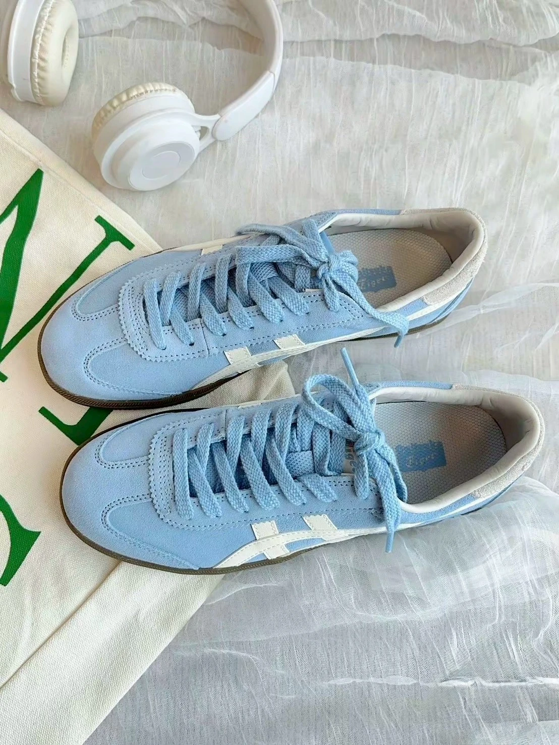Onitsuka Tiger TOKUTEN 淺藍 餅乾底 1183A907-401