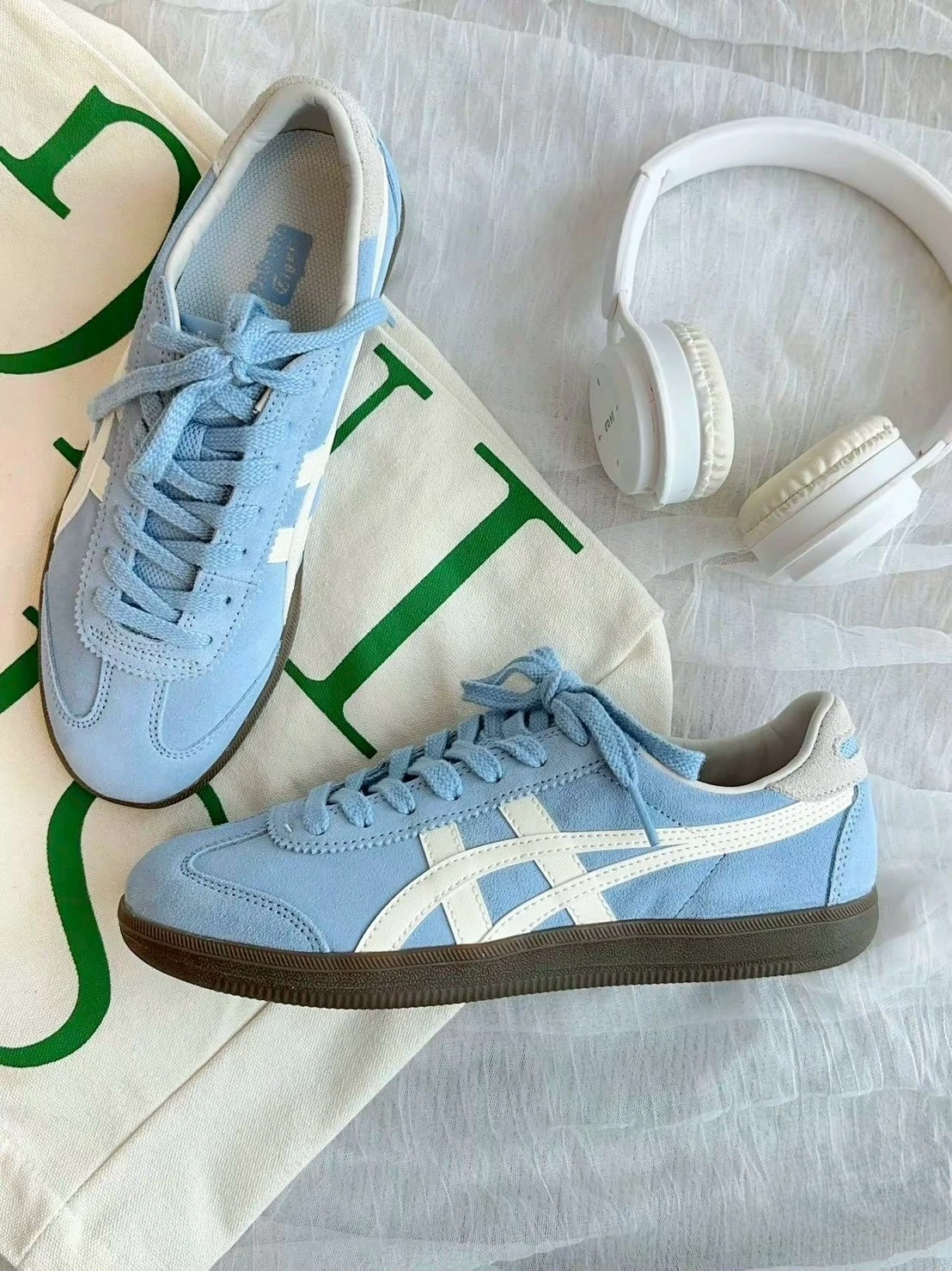 Onitsuka Tiger TOKUTEN 淺藍 餅乾底 1183A907-401