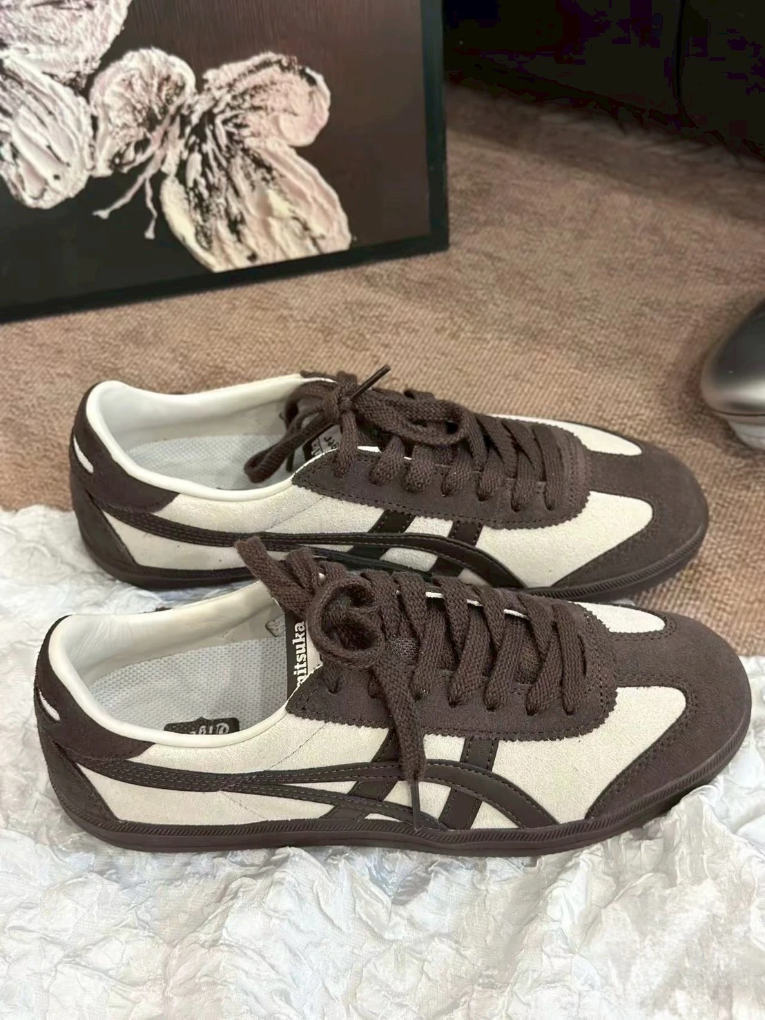 Onitsuka Tiger TOKUTEN 奶油可可 復古 德訓鞋 1183A907-101
