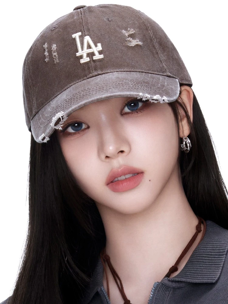 MLB 復古水洗刷舊棒球帽 Karina同款