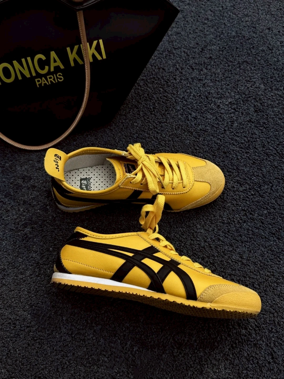 Onitsuka Tiger MEXICO 66 黃黑 黃色 復古休閒鞋 薄底 男女鞋 1183C102-751