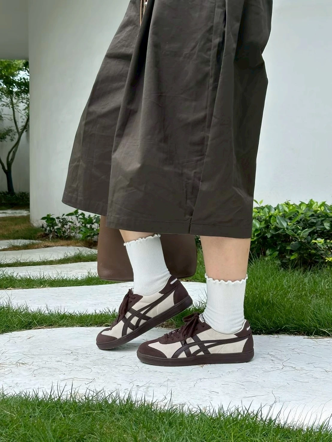 Onitsuka Tiger TOKUTEN 奶油可可 復古 德訓鞋 1183A907-101