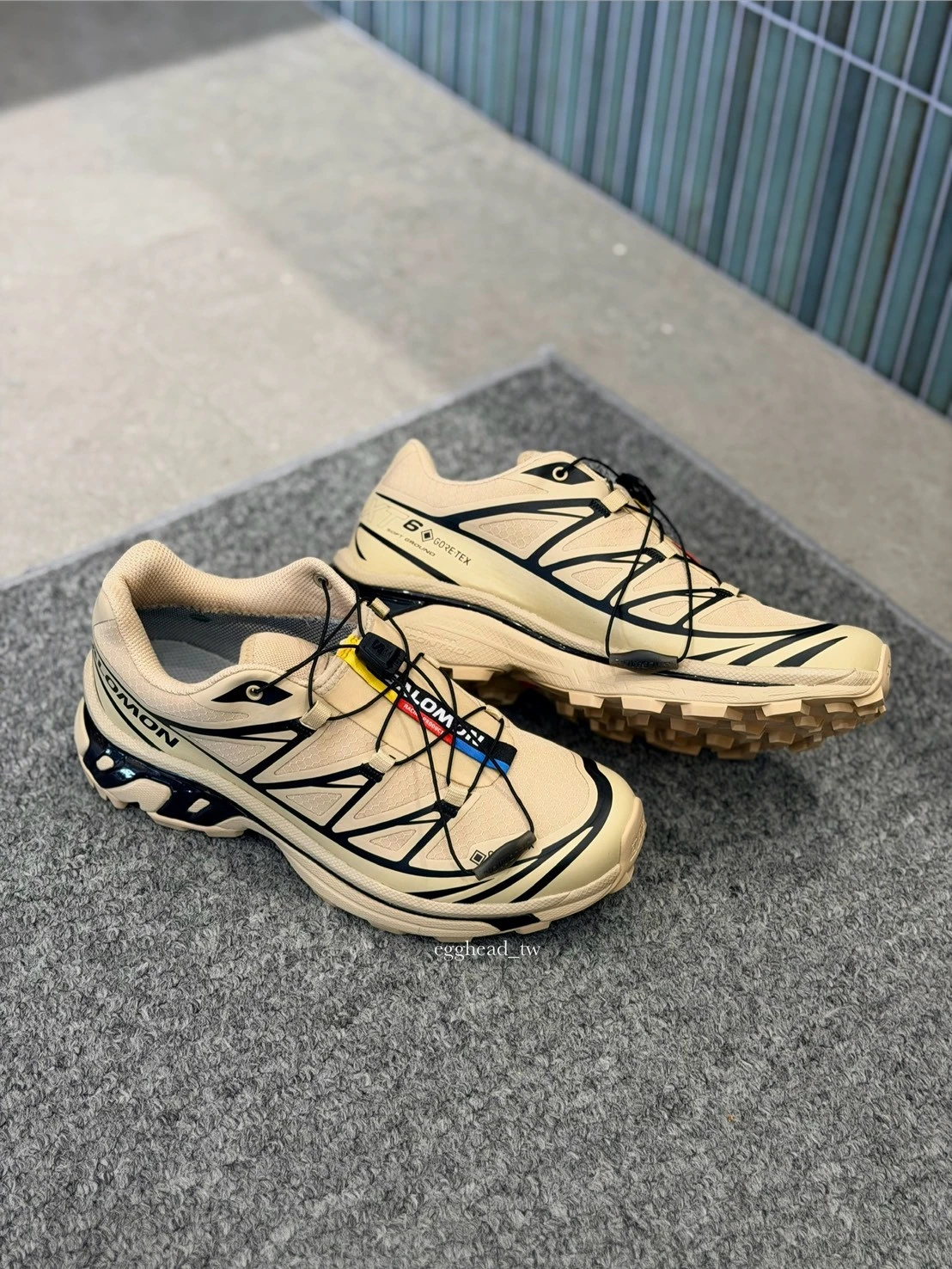 Salomon XT-6 Gore-Tex 珍珠奶茶 防水 474455