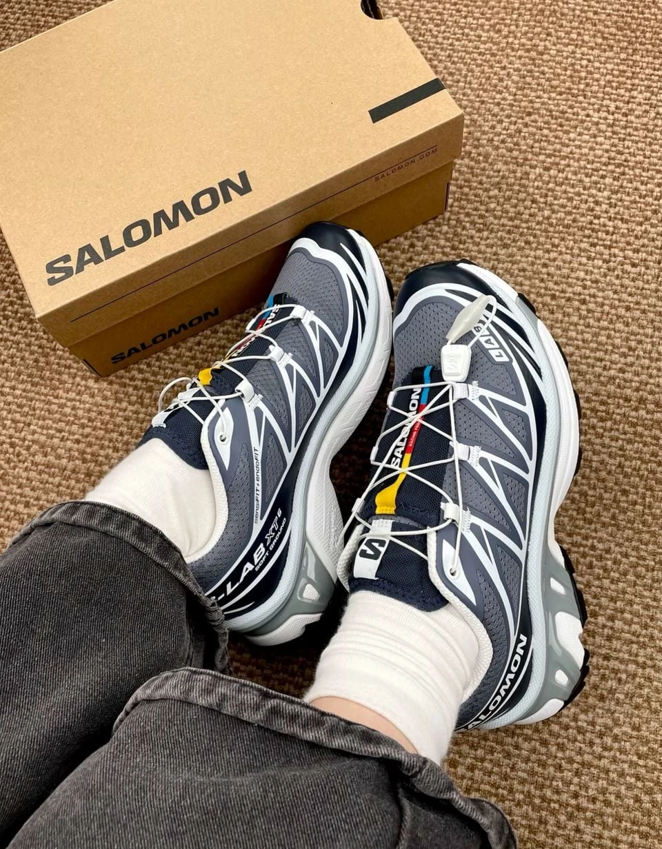 Salomon XT-6 藍夜灰 Grisaille/Blue Nights/Quarry 478640