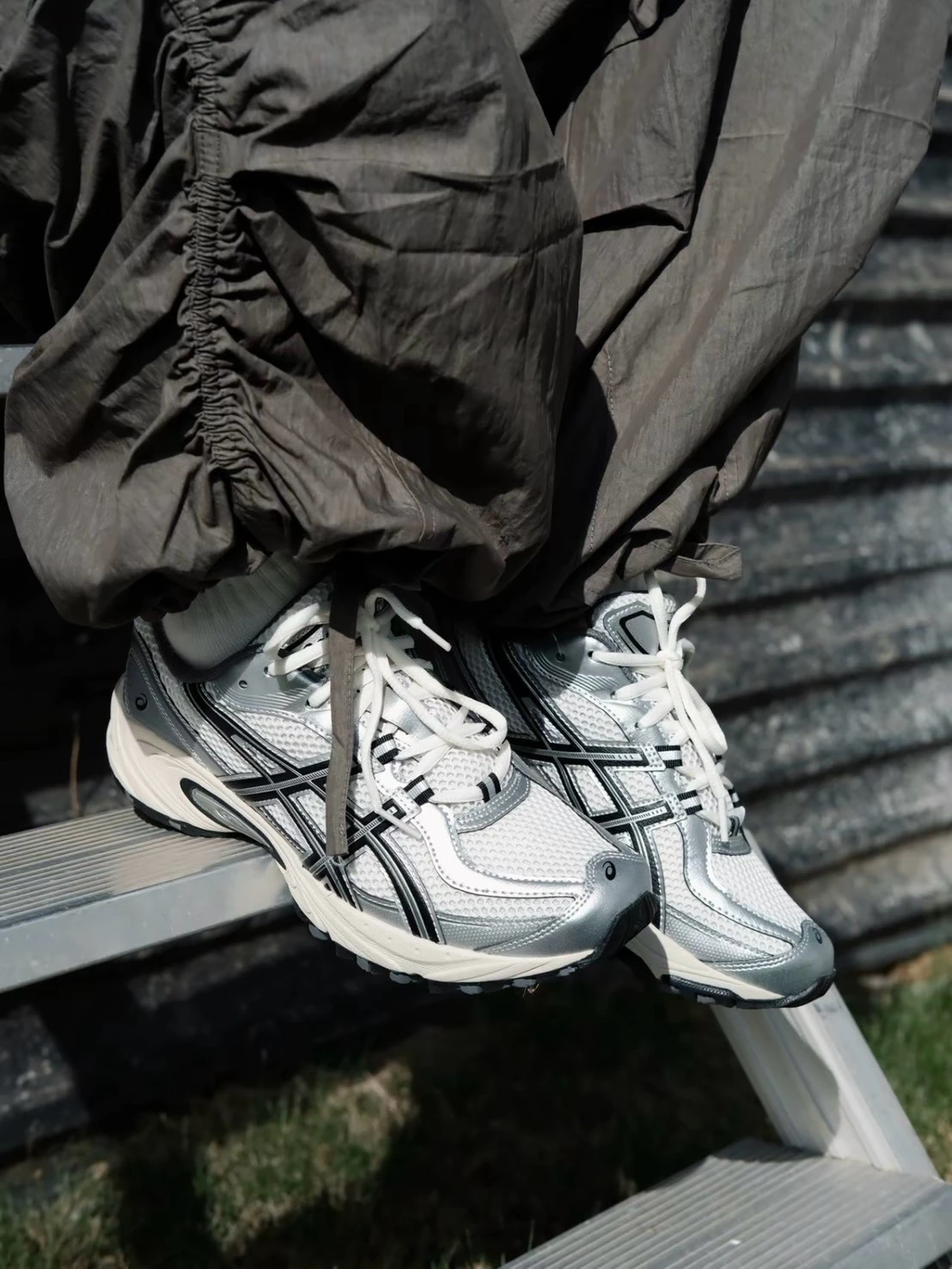ASICS GEL-KAHANA TR CF 奶油白銀 復古 跑步鞋 男女同款 1203B172-100
