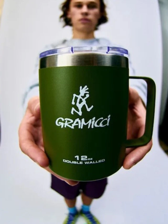 Gramicci Double Walled Stainless Steel Mug Olive 雙層保溫不銹鋼杯