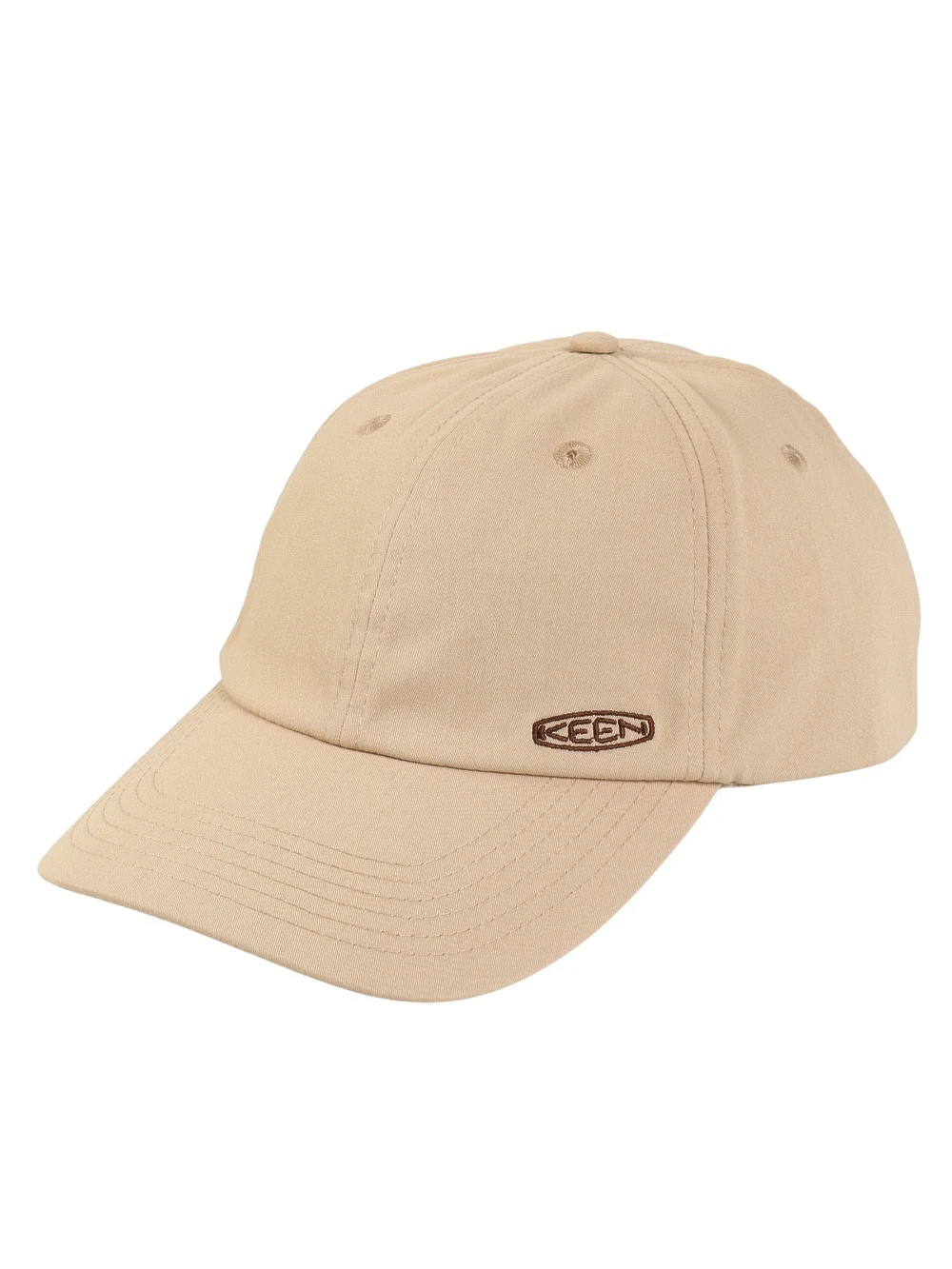KEEN Logo 刺繡棒球帽 卡其