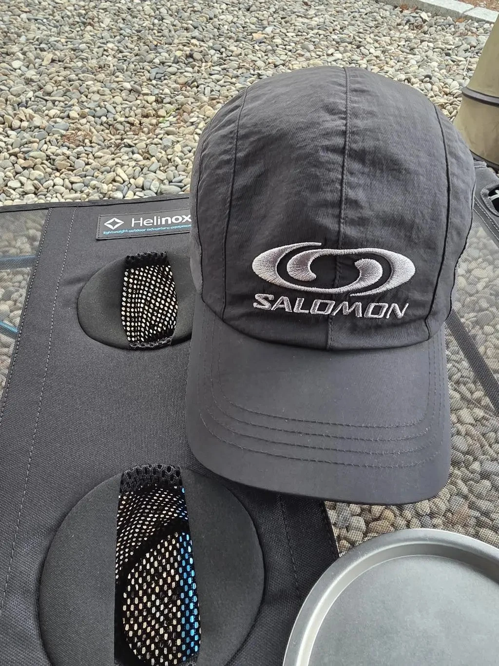 🔥明星同款 SALOMON Link ball cap 黑 棒球帽 機能材質 輕量